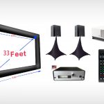 33 Feet Outdoor Movie Screen Rentals with FM Transmitter